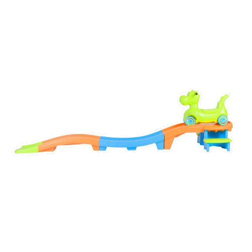 Step2 Dino Dash Up & Down Roller Coaster and Farther & Faster Coaster Track Expansion Pack Second Edition, Kids Ride on Toy, Push Car, Indoor/Outdoor Playset, 3 Feet of Track, Toddlers 2-5 Years Old