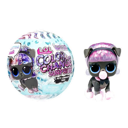 L.O.L. Surprise! LOL Surprise Glitter Color Change Pets with 5 Surprises- Collectible Pet Including Glittery Accessories, Holiday Toy, Great Gift for Kids Girls Boys Ages 4 5 6+ Years Old