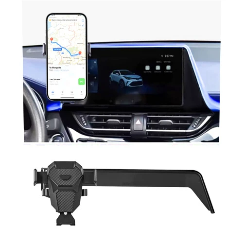 KEPHTH Car Phone Holder for Toyota CHR/CH-R Accessories 2019-2023 2020 2021 2022 Mount Cell Phone Holder for 2023 CHR Fit for Most Smartphones (8Inch Screen Only)