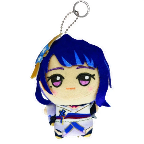 KOOLIYA Small Size Genshin Impact Figure Plush Doll - Raiden (4 inch), Keychain Anime Figure Soft Stuffed Gift for Game Fans (Raiden)