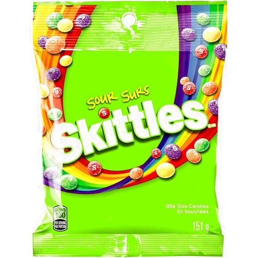 Skittles Bite Size Candy, Sours, 5.7 Ounce Bag