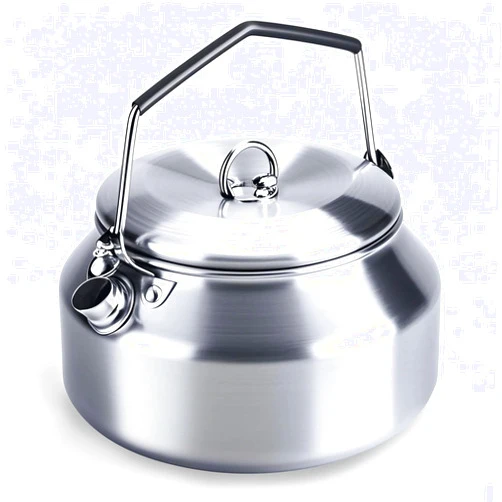 VEADOOLLY Camping Kettle Outdoor Campfire Camp Kettle, 1L Stainless Steel camping tea kettle Coffee Pot, Portable Lightweight Teapot Fast Heating Boiling Water, Ideal for Hiking Picnic Travel, Silver