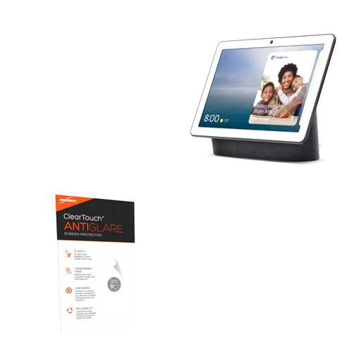 BoxWave Screen Protector Compatible With Google Nest Hub Max Smart Display - ClearTouch Anti-Glare (2-Pack), Anti-Fingerprint Matte Film Skin