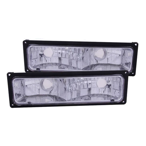 Anzo USA 511033 Chevrolet Black Parking Light Assembly - (Sold in Pairs)