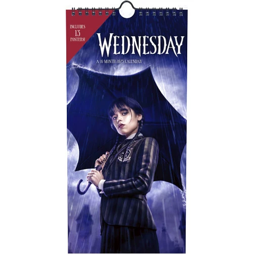 Trends International 2025 Wednesday Mini Poster Calendar