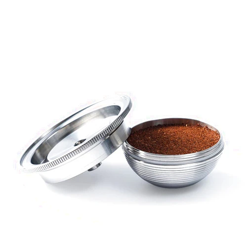 BRBHOM Stainless Steel Metal Coffee Capsule Compatible for Vertuo Coffee Espresso Size Nespresso Vertuoline Reusable Pods Holder Vertuolline GCA1,ENV135S,ENV135B,ENV135T,ENV135R (capsule)
