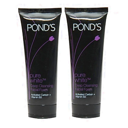 Pond's Pure White Anti Pollution with Purity Face Wash, 100g (Pack of 2)