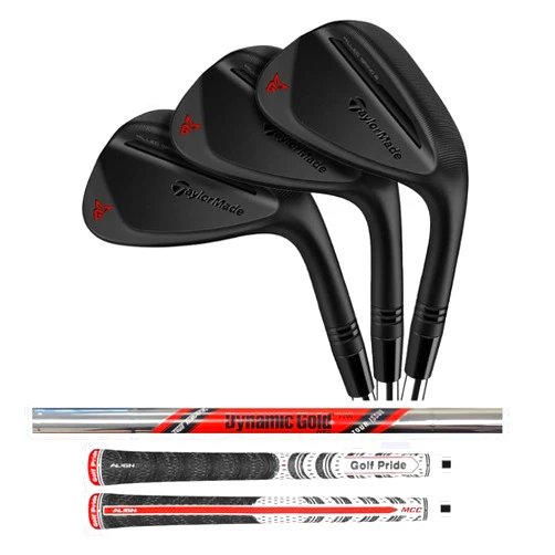 TaylorMade Milled Grind 2 Black 50*, 54* & 58* Combo, Dynamic Gold 115 S200
