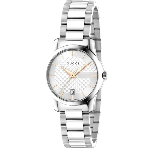 Gucci G-Timeless Stainless Steel Bracelet Unisex Watch(Model:YA126523u)