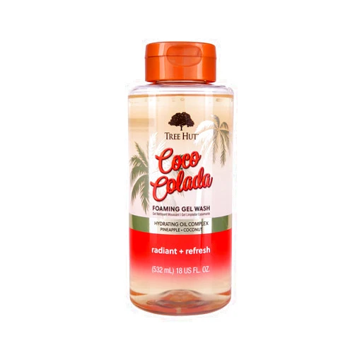 Tree Hut Coco Colada Radiant & Refresh Foaming Gel Wash, 18 oz.