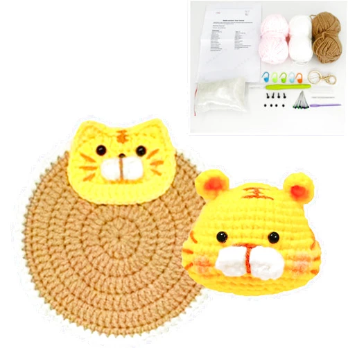 Nobuwile Crochet Kit for Beginners Knitting Kit Crochet Animal Kit Include Videos Tutorials Instructions Crochet Kits for Kids and Adults