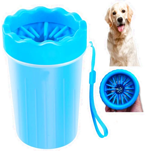 WhaleGate Dog Paw Cleaner Cup - Silicone Bristle Pet Paw Washer for Small, Medium, and Large Dogs & Cats | Easy-to-Use, Mess-Free Paw Cleaning Tool for Muddy Paws