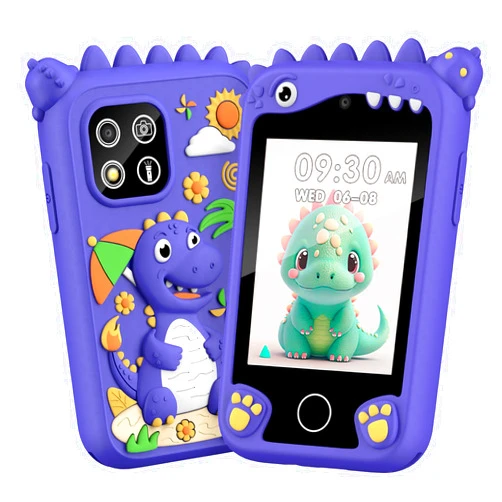 Adicop Kids Smart Phone Toys Cell Phone for Boys Girls Toddlers Baby Childrens 3-8 Years Old with Camera Touchscreen for Birthday