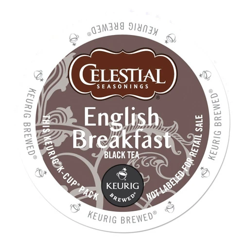 Celestial Seasonings English Breakfast Black Tea, Single-Serve Keurig K-Cup Pods, 24 Count