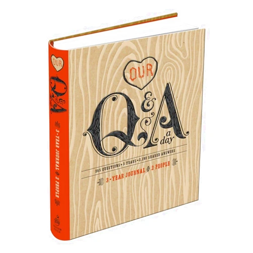Potter Gift Our Q&A a Day: 3-Year Journal for 2 People