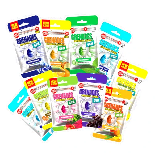 Grenades Gum 10-PACK BUILD-YOUR-OWN BUNDLE-Explosively Strong Mint Gum- 11 Flavors to Choose From- Up to 300 pcs
