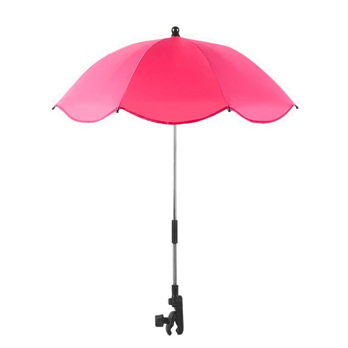 ALASSE Toddler Umbrella Stroller Parasol, Baby Pram Umbrella with Adjustable Clamp, Uv Protection Children's Parasol, 8 Bone Umbrella for Trolley, Beach Chair, Wheelchair
