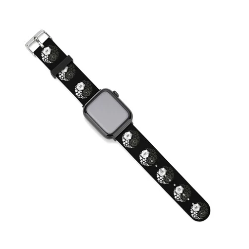 RIVNGJDE16549 Dungeons and Dragons Yin Yang Silicone Strap Quick Release Watch Bands Compatible with IWatch Series 8 7 6 5 4 3 SE 38mm/40mm