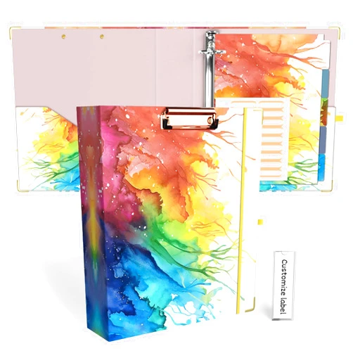 EYROZILL 3 Ring Binder 2 Inch with clipboard for Letter-Size 11
