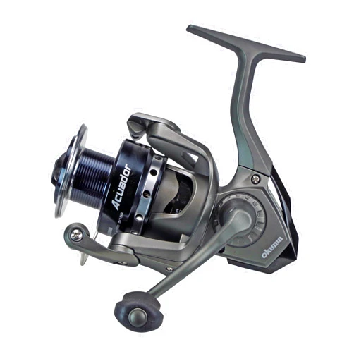 Okuma Acuador 4BB Steel Drive Lightweight Freshwater Spinning Reel, ACU-4000A,Black