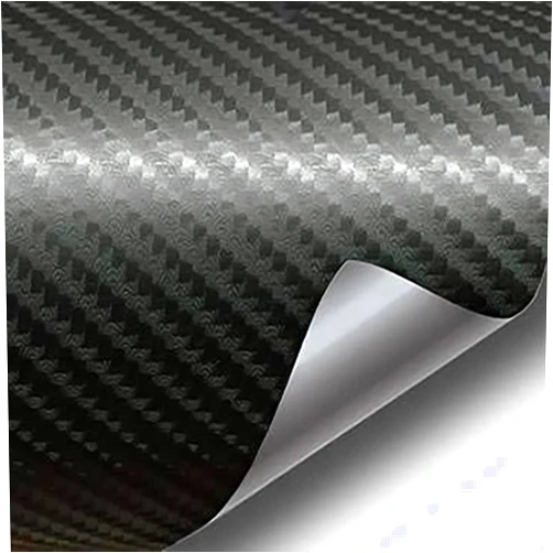 VViViD® Black True R Carbon Fiber Vinyl Wrap Roll with Air Release Technology (1 Foot by 5 Foot)