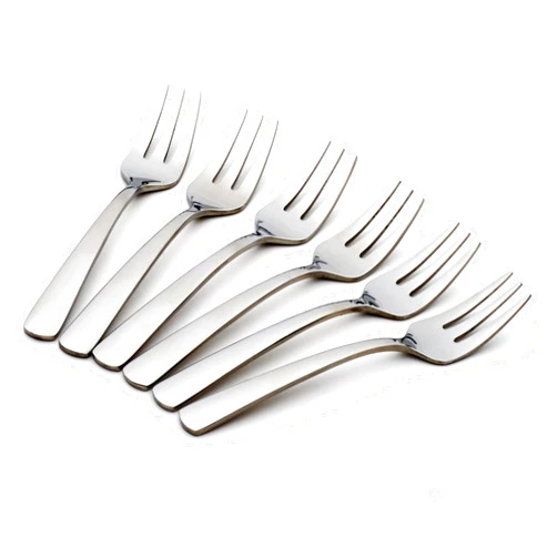 Oneida Aptitude Everyday Flatware Dinner Forks, Set of 6, 18/0 Stainless Steel, Silverware Set