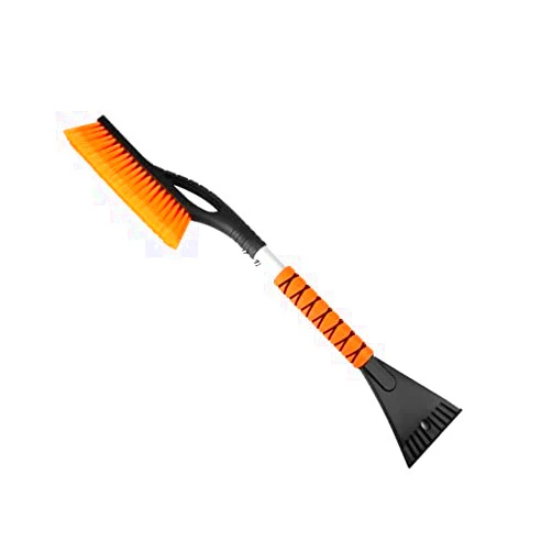 DDSNTY 27”Snow Brush and Detachable Ice Scraper,Comfortable Foam Grip,Detachable Scraper,Suitable for car SUV and Truck