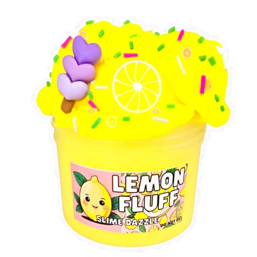 Generic Lemon Cloud Slime Scented Drizzly Slime Made in USA
