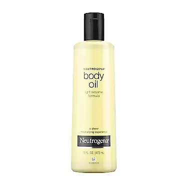 Neutrogena Lightweight Body Oil for Dry Skin, Sheer Body Moisturizer in Light Sesame Formula, 16 fl. oz Neutrogena® Body Oil