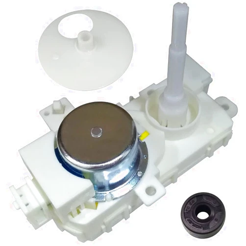 Popbee W10537869 Dishwasher Diverter Valve Motor Kit with W10476222 Seal Grommet Gasket Replacement Compatible with Whirlpool W10195677 W10849439 2684962 PS5136127 120V 60Hz