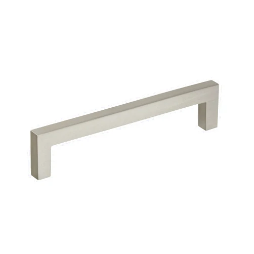 Amerock | Cabinet Pull | Satin Nickel | 5-1/16 inch (128 mm) Center to Center | Monument | 1 Pack | Drawer Pull | Drawer Handle | Cabinet Hardware