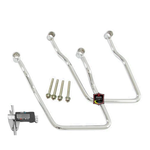 GUDAVO Luggage Rack Saddlebag Pannier Support Bars Compatible with Kawasaki Vulcan VN1500 Drifter 1999-2004