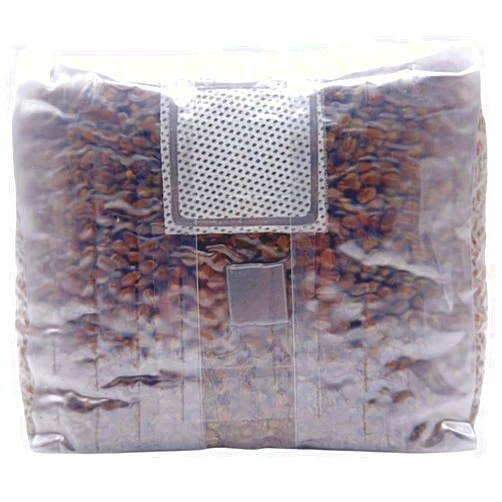 MushroomSpawnStore.com Mushroom Spawn Store 4 Pound Sterile Grain Spawn Bag | Self-Healing Injector Port | Filter Patch | 4 Quart Capacity (1)