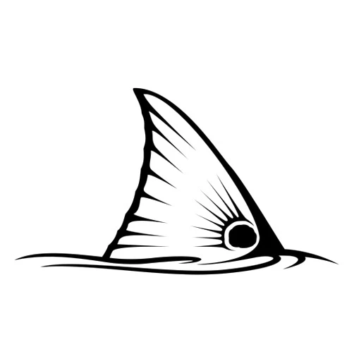 Skiff Life Tailing Redfish Fishing Stickers - Black UV Protected Bumper Stickers Car Decals Waterproof Fish Stickers for Boat Kayak Truck Cup Tumbler Car Laptop or Decor Skiff Life (Facing Left, 10