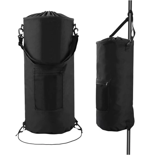 Ranjaner Boat Trash Can, 45-59L Leakproof Portable 600D Garbage Bag Boat Pontoon, Reusable Fast Cleaning Pontoon Boa-t Accessories, for Fishing, Sandbar, Camping, Kayak, Marine RV