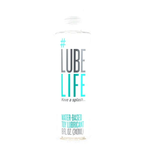 Lube Life Water-Based Toy Lubricant, Toy-Safe lube for Men, Women and Couples, Non-Staining, 8 Fl Oz