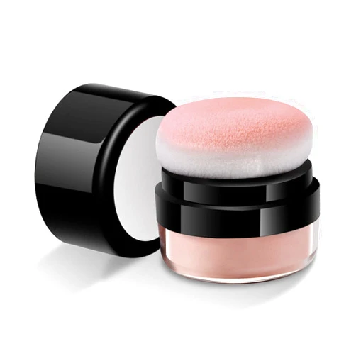 Charm Kiss Loose Powder Blush Air Cushion Blush Natural Blusher Bright Shimmer Face Blush for Cheek Highly Pigmented Blush Makeup Easy to Blend Makeup Blushin, All Day Wear(04#)