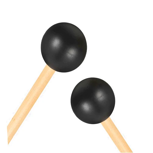 Miwayer Rubber Mallet 8/12.5/15in Drumsticks for Percussion Such as Tongue Drum, Xylophone, Glockenspiel, Handpan (8in)
