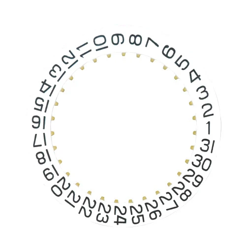 Ewatchparts DATE DISC COMPATIBLE WITH SWISS MOVEMENT ETA 2836-2 WATCH WHITE