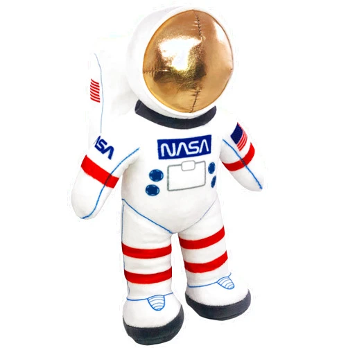 ArtCreativity 12” Plush Toy Astronaut Figurine, Realistic Astronaut Plush Toy with NASA & USA Flag Arm Patches, Super-Soft Stuffed, Space Decor Astronaut Toys for Kids 3-5, NASA Toys, Toddler Birthday Gift