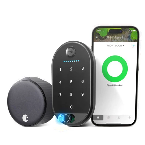 Yale August Wi-Fi Smart Lock with Keypad Touch in Black