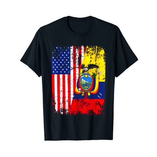 Ecuador Family ECUADORIAN American Flag | Men Women Kids | ECUADOR T-Shirt