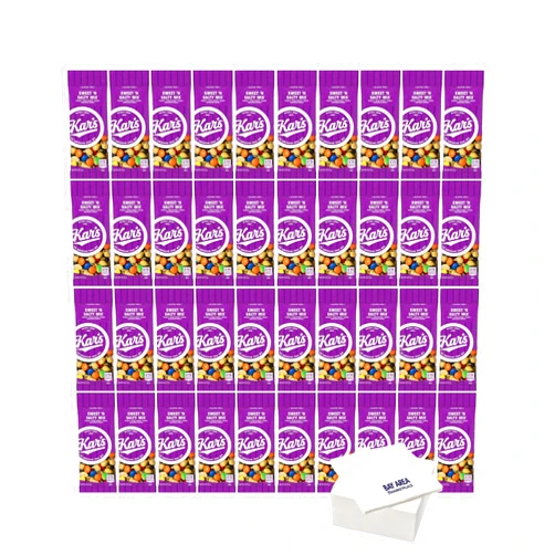 BAY AREA MARKETPLACE Kar's Sweet and Salty Trail Mix, 2oz Pouches (Pack of 40)
