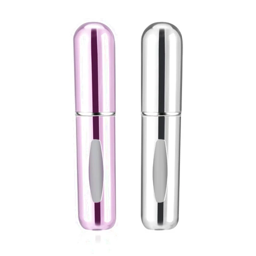 Okelon 2 pcs Mini Perfume Travel Refillable Bottles-5ml Portable Atomizer Sprayer,Empty Pump Container for Traveling and Outgoing