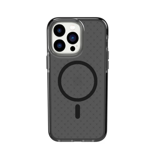 tech21 iPhone 14 Pro Max Evo Check Compatible with MagSafe® – Shock-Absorbing & Slim Protective Phone Case with 16ft FlexShock Multi-Drop Protection & Extra Buttons