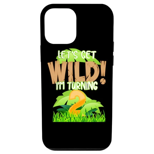 Cool Animal Expedition B-Day Kids Toddlers Designs iPhone 12 mini Cute Jungle Safari 2nd Birthday Gift 2 Years Old Boys Girls Case
