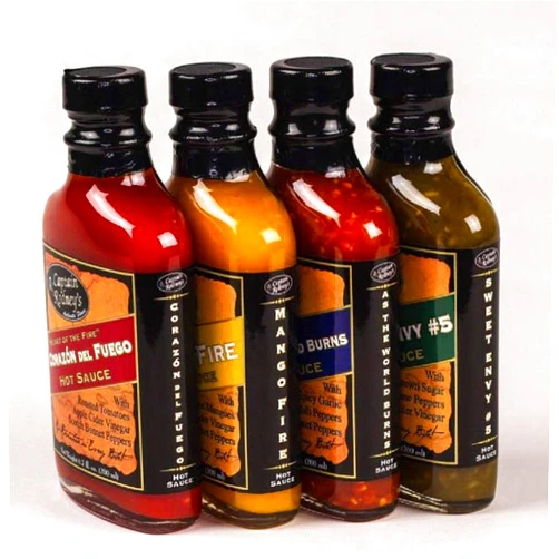 Captain Rodney's Private Reserve Hot Sauce (4 Pack Library)
