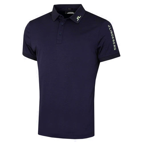 J. Lindeberg J.Lindeberg Men's Tour Tech Regular Fit Stretch Golf Polo Shirt