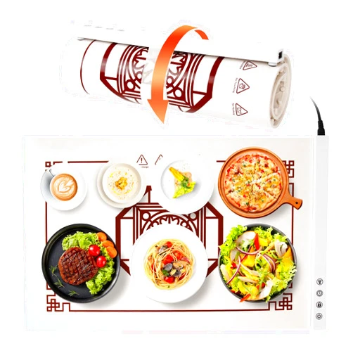 SHGUMITE Electric Warming Tray with 5 Temperature and Time Settings - Silicone Food Mat for Parties, Buffets, Travel, and Daily Use. Keep Food Warm and Enjoy.