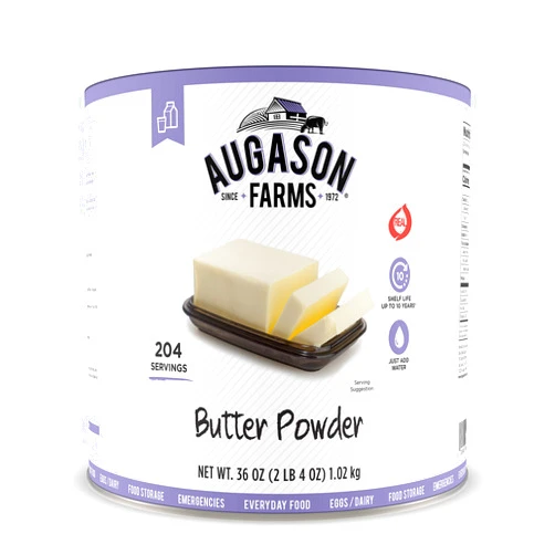 Augason Farms Butter Powder 2 lbs 4 oz No. 10 Can